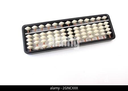 Strumento di calcolo, abacus, calcoli aritmetici semplici come addizione, sottrazione, moltiplicazione e divisione, Giappone a metà del XVI secolo Foto Stock