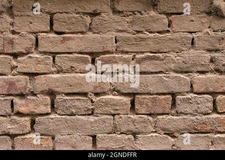 Sfondo grigio muro di mattoni Foto Stock