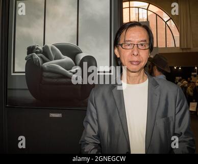 Parigi : Expo 4 esposizione collettiva d'arte Aux Halles Des Blancs Manteaux Foto Stock