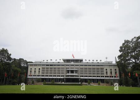 Independance palazzo nella città di ho Chi Minh Vietnam meridionale Foto Stock