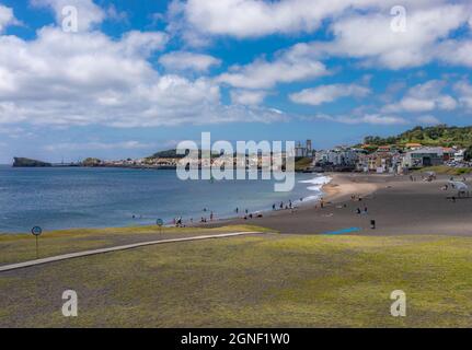 Popolo Beach Sao Miguel Azzorre Foto Stock