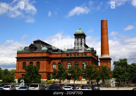 Eastern Avenue Sewage Pumping Station, Harbour East / Inner Harbor, Baltimora, Maryland, USA Foto Stock