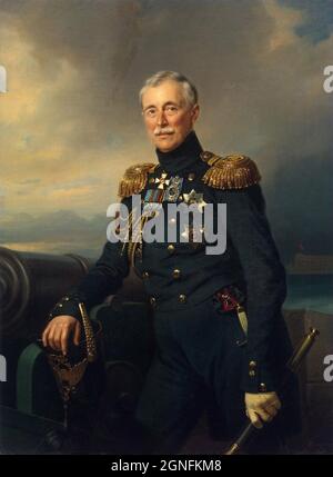 Alexander Menshikov, comandante russo in capo della Crimea. Dipinto di Franz Kruger. Foto Stock