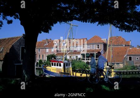 OLANDA, PAESI BASSI, NOORD-HOLLAND E REGIONE DI IJSSELMEER, CITTÀ DI ENKHUIZEN Foto Stock