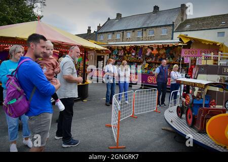 Masham Sheep Fair 2021 North Yorkshire Inghilterra Foto Stock