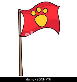 bandiera della festa della bestia Illustrazione Vettoriale