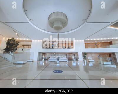 Moderno hotel di lusso atrio interno Foto Stock