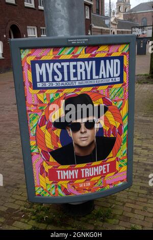 Billboard Mysteryland Timmy Trumpet ad Amsterdam Paesi Bassi 2020 Foto Stock