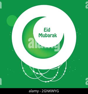 EID Mussulmani Festival sfondo Illustrazione Vettoriale