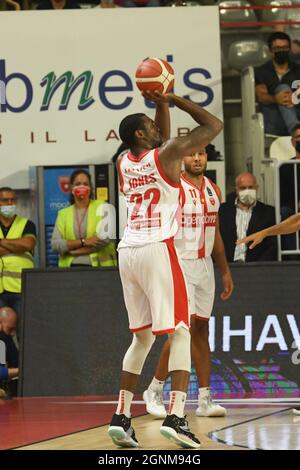 22 Jalen Jones OpenJobMetis Varese OpenJobMetis Varese vs Germani Brescia Championship First day LBA Italy 2020/21 September 26, 2021 Enerxenia Arena Varese. Foto Stock