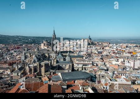 Vista sulla città di Toledo. Spagna Foto Stock