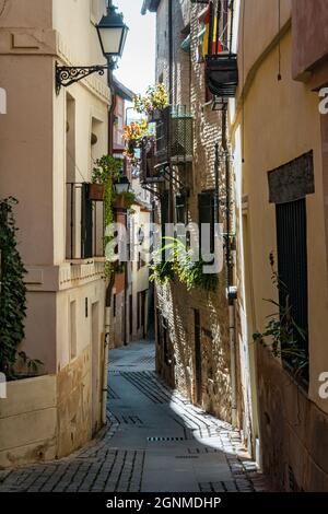 Angoli della città di Toledo. Febbraio 2019 Spagna Foto Stock