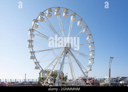 The Big Wheel in Kiddieland Amusements, Castle Erin Road, Portrush (Port Rois), County Antrim, Irlanda del Nord, Regno Unito Foto Stock