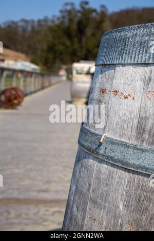 Lago sulla baia di Tomales a Marshall, California Foto Stock