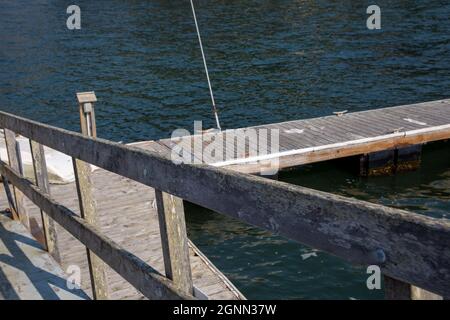 Lago sulla baia di Tomales a Marshall, California Foto Stock
