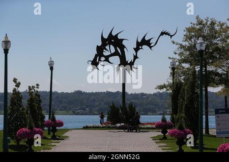 18 settembre 2021, Barrie Ontario Canada. Heritage Park Luke Durda/Alamy Foto Stock