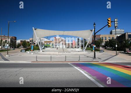 18 settembre 2021, Barrie Ontario Canada. Meridian Place. Luke Durda/Alamy Foto Stock