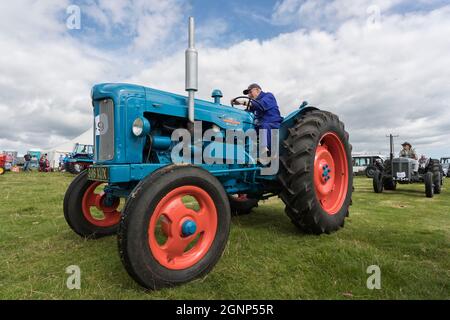 Trattore vintage, spettacolo Appleby, Appleby-in-Westmorland, Cumbria Foto Stock