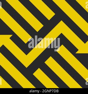 Icona di trading con uno sfondo a righe e una freccia del tasso di cambio criptato Illustrazione Vettoriale