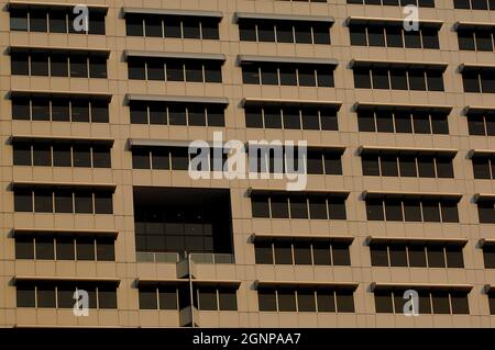 Sezione del rivestimento di un grattacielo a Sydney, Germania, Sydney Foto Stock