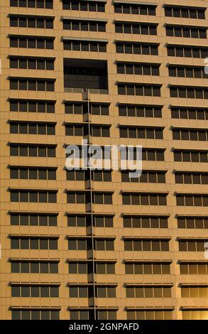 Sezione del rivestimento di un grattacielo a Sydney, Germania, Sydney Foto Stock