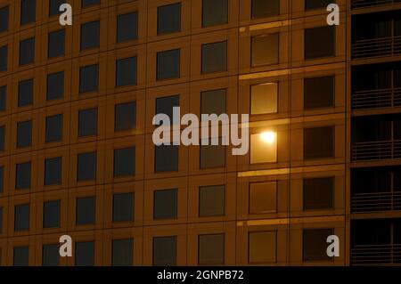 Rivestimento di uno Skyscraper a Sydney, dettaglio, Germania, Sydney Foto Stock