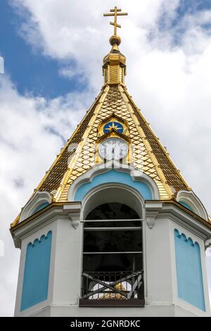 Cattedrale e monastero di San Teodoro Terron (Ciuflea), Chisinau, Moldavia. Guglia Foto Stock