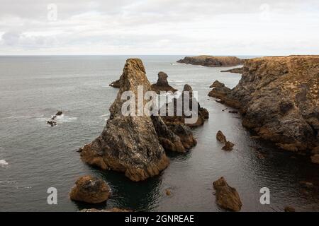 Nel porto di le Palais a Belle-Isle en Mer e dintorni Foto Stock