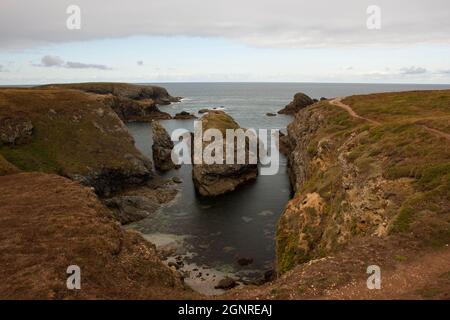 Nel porto di le Palais a Belle-Isle en Mer e dintorni Foto Stock