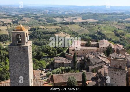 SAN GIMIGNANO, ITALIA Foto Stock