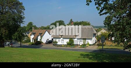 Cottage nel centro di Abbotsley villaggio Cambridgeshire Foto Stock