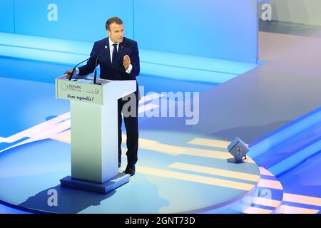 YEREVAN, ARMENIA - 11 ottobre 2017: Apertura ufficiale a Yerevan del 17° vertice dell'Organizzazione Internazionale del Francofonio (la Francofonie) Foto Stock