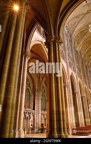 Francia, Seine-Saint-Denis (93), Saint-Denis, la basilique de Saint-Denis // Francia, Seine Saint Denis, Saint Denis, la Basilica di Saint Denis Foto Stock