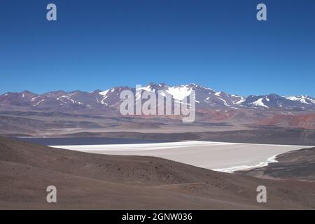 Paesaggio incredibile nel nord-ovest dell'Argentina Foto Stock