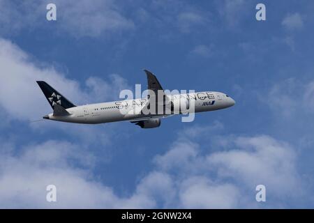 Giapponese ANA Boeing 787 Dreamliner JA899A Foto Stock