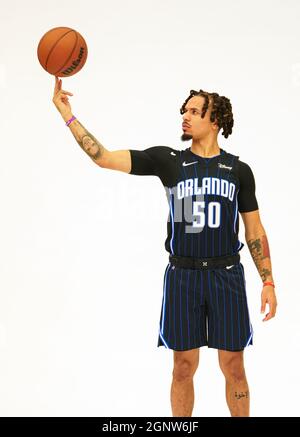 Orlando, Florida, USA, 27 settembre 2021, Orlando Magic Media Day all'Amway Center. (Photo Credit: Marty Jean-Louis) Foto Stock