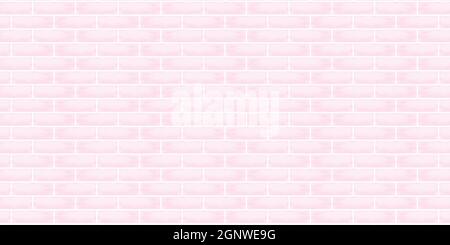 Astratto sfondo chiaro mattone parete texture carta parati architettura sfondo stile retrò motivo senza giunture grafica disegno vettoriale Illustrazione Vettoriale