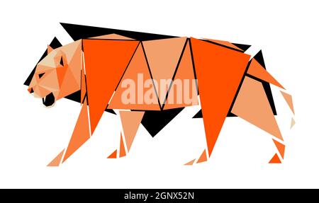 Illustrazione vettoriale in stile graphic illustrazione vettoriale in stile grafico Foto Stock