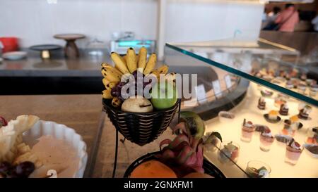 FruitsNoon Time Lunch buffet Hilton Hotel Pattaya Thailandia Foto Stock