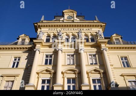 L'ufficio postale dei tempi imperiali dell'Austria in La città di Bad Ischl fu l'imperatore Franz Josef usato per rimanere in estate Foto Stock