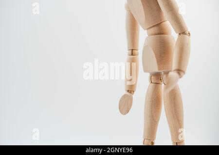 Immagine di una bambola di legno. Luogo di tiro: Yokohama-città prefettura di kanagawa Foto Stock