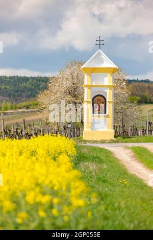 Gli dèi la tortura nei pressi di Retz, Austria Foto Stock