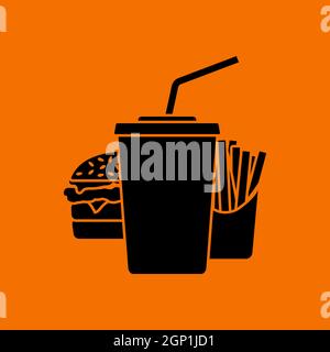 Icona di Fast Food Illustrazione Vettoriale
