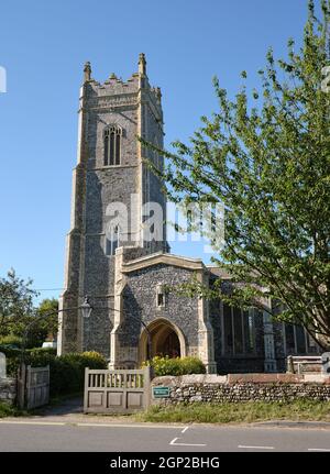 St Andrew's Church Walberswick Walberswick East Suffolk Inghilterra Regno Unito Foto Stock