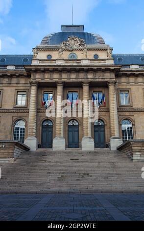 Palazzo di Giustizia (Palais de Justice) a Parigi, Francia Foto Stock