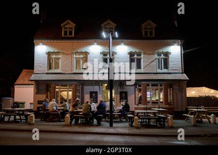 Il Leone Rosso, Droitwich Foto Stock