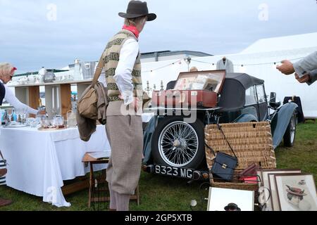 Settembre 2021 - Goodwood Revival gara Foto Stock