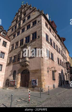 Fembohaus, oggi Museo della Città, Norimberga, Franconia Centrale, Baviera, Germania Foto Stock