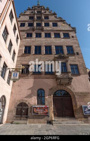 Fembohaus, oggi Museo della Città, Norimberga, Franconia Centrale, Baviera, Germania Foto Stock