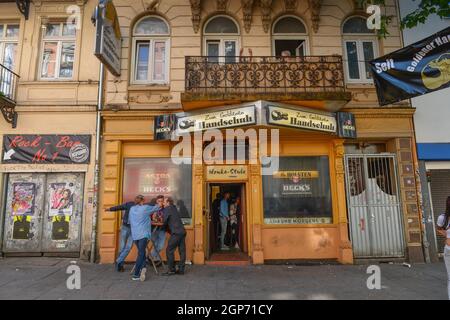 Pub Zum goldenen Handschuh, Hamburger Berg, St. Pauli, Amburgo, Germania Foto Stock